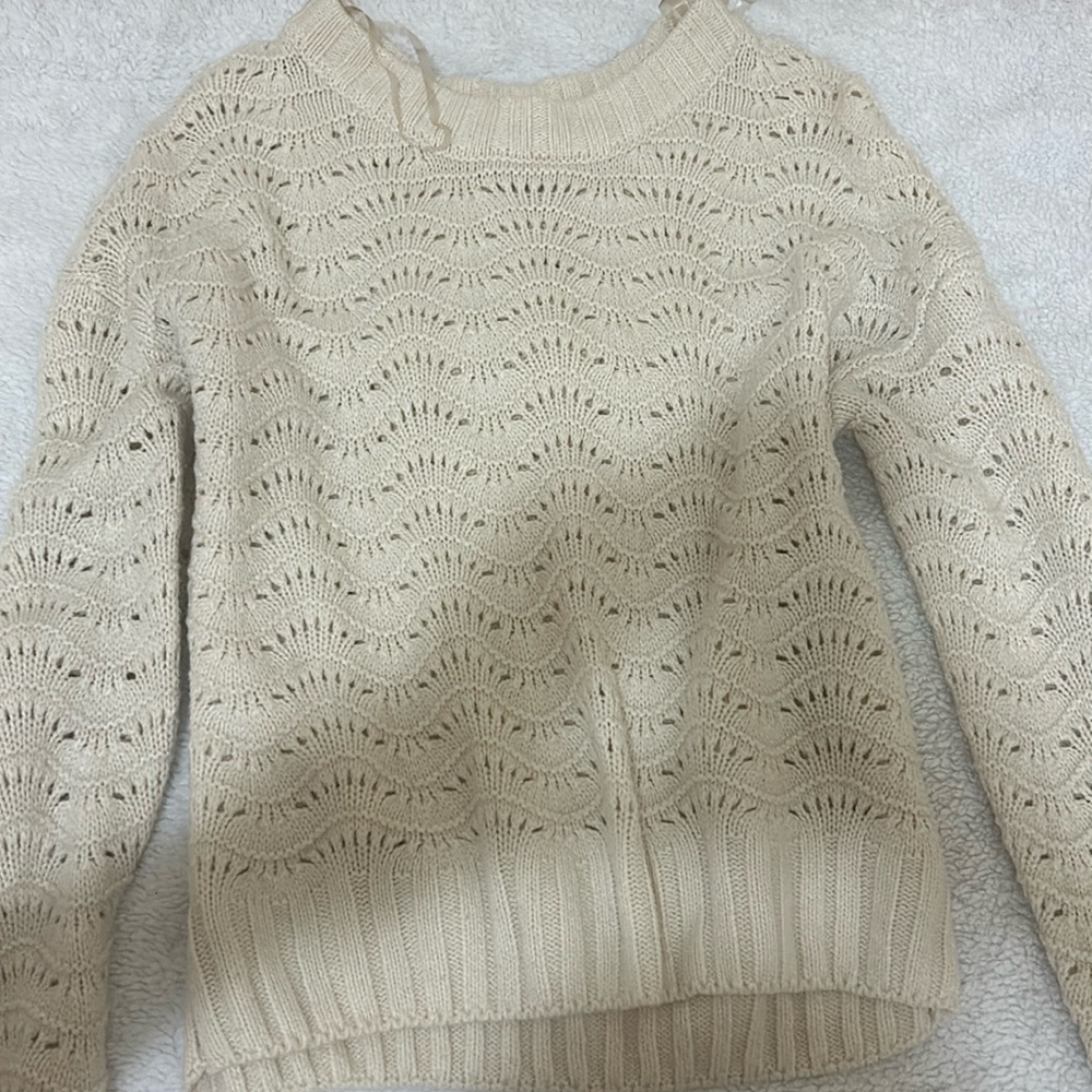 White Knit Sweater - Francesca’s